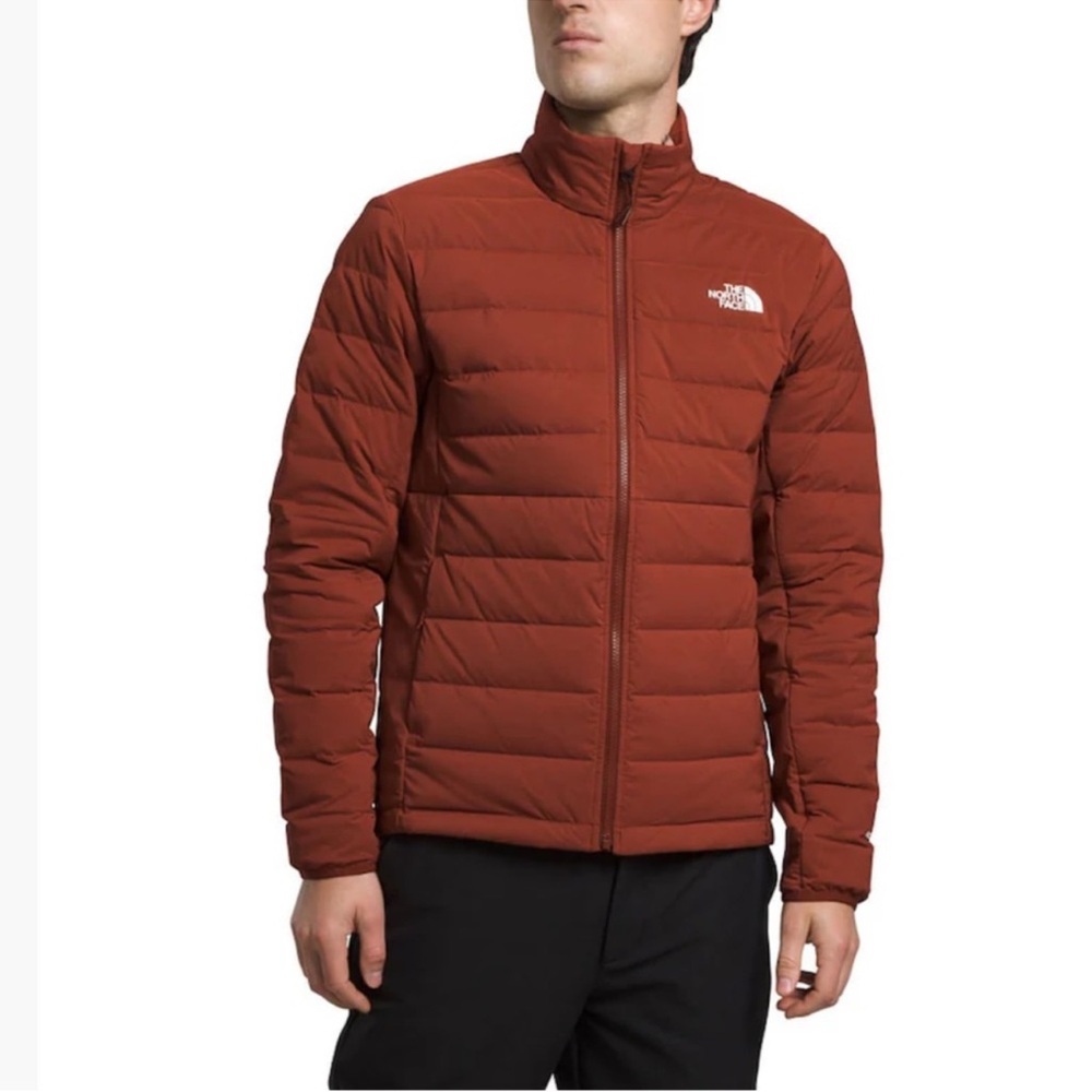 The North Face Belleview Down Jacket NWT Large Brandy Brown